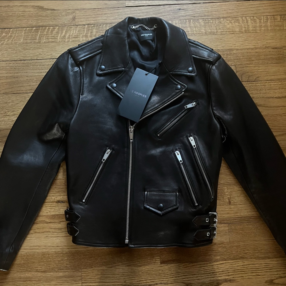 The kooples leather jacket M